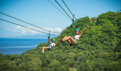 zip line tour at diamante